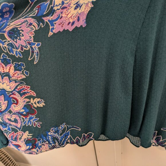 Free People Intimately Teal Green "Marsha" Slip Dress - Picture 5 of 12